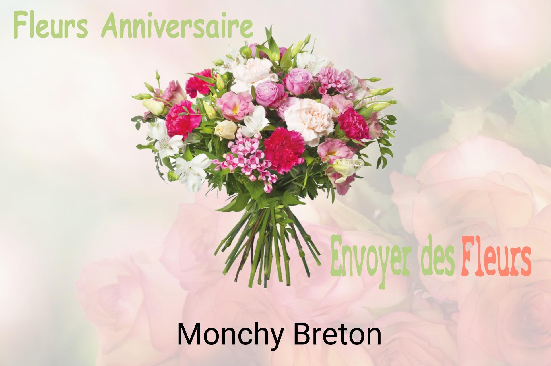 Bouquet de fleurs d’anniversaire livré à Monchy-Breton